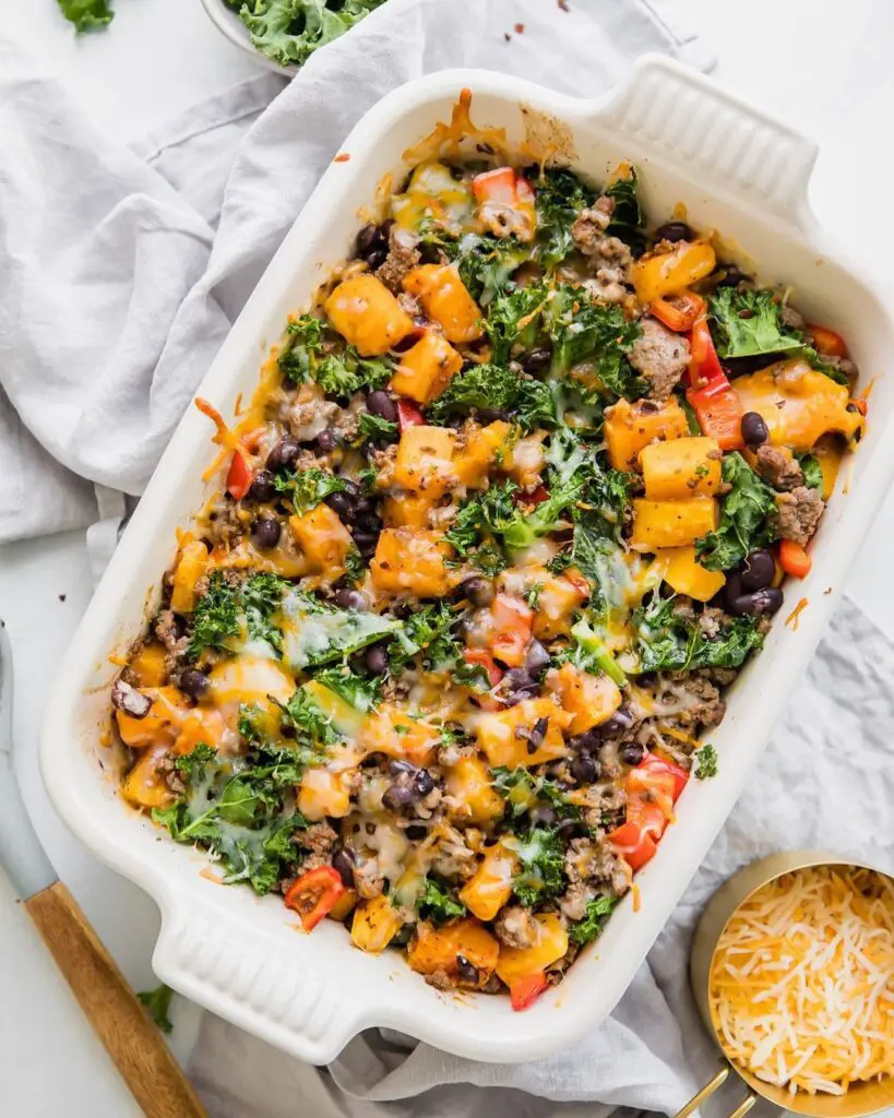 Butternut Squash Meal Prep in Casserole