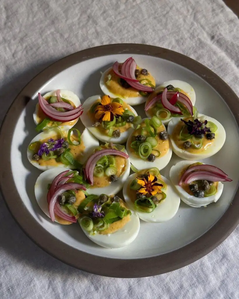 Deviled Eggs for Side Dish Thanksgiving