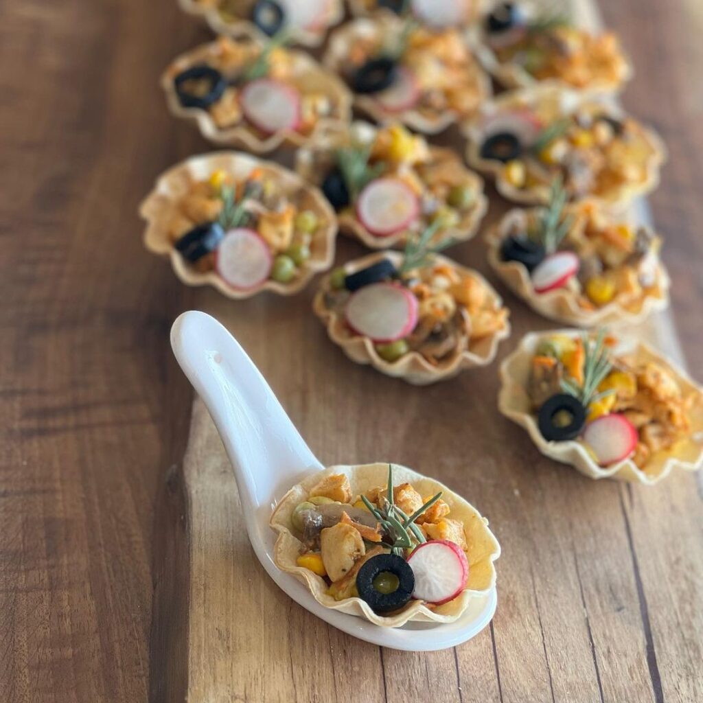 Fancy Finger Food Presentation