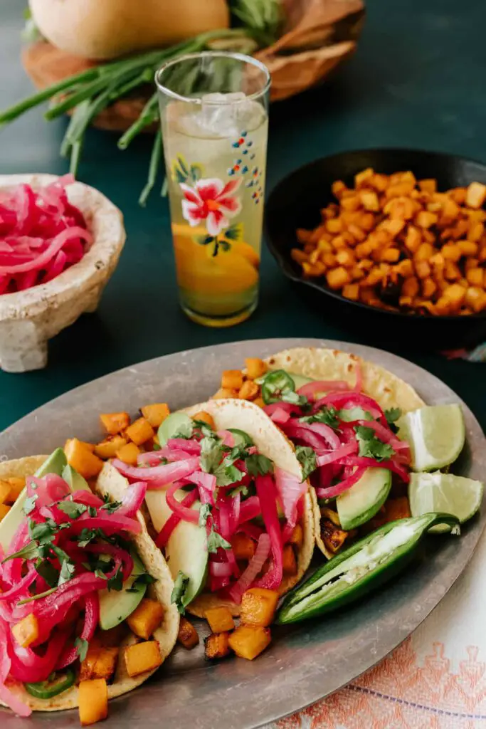 Roasted Butternut Squash Tacos